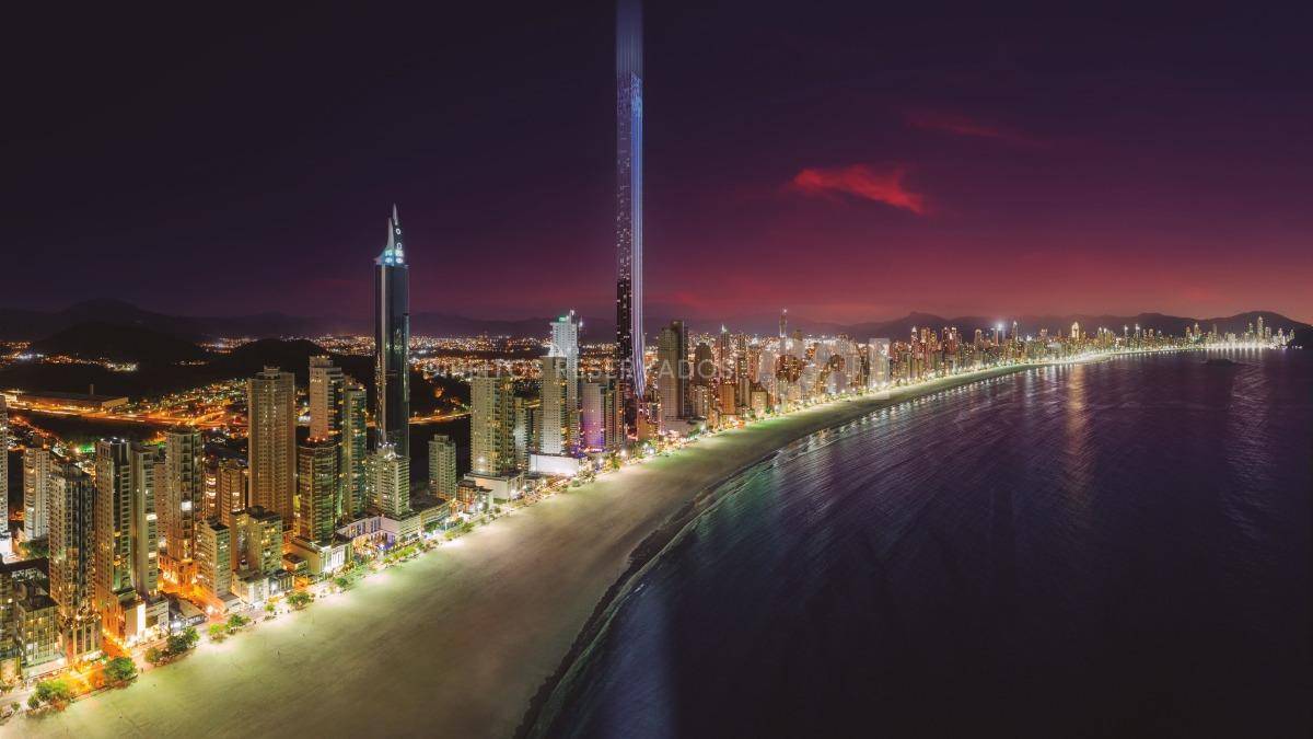 Mansão suspensa no Senna Tower com 563m² na Barra Sul de Balneário Camboriú 