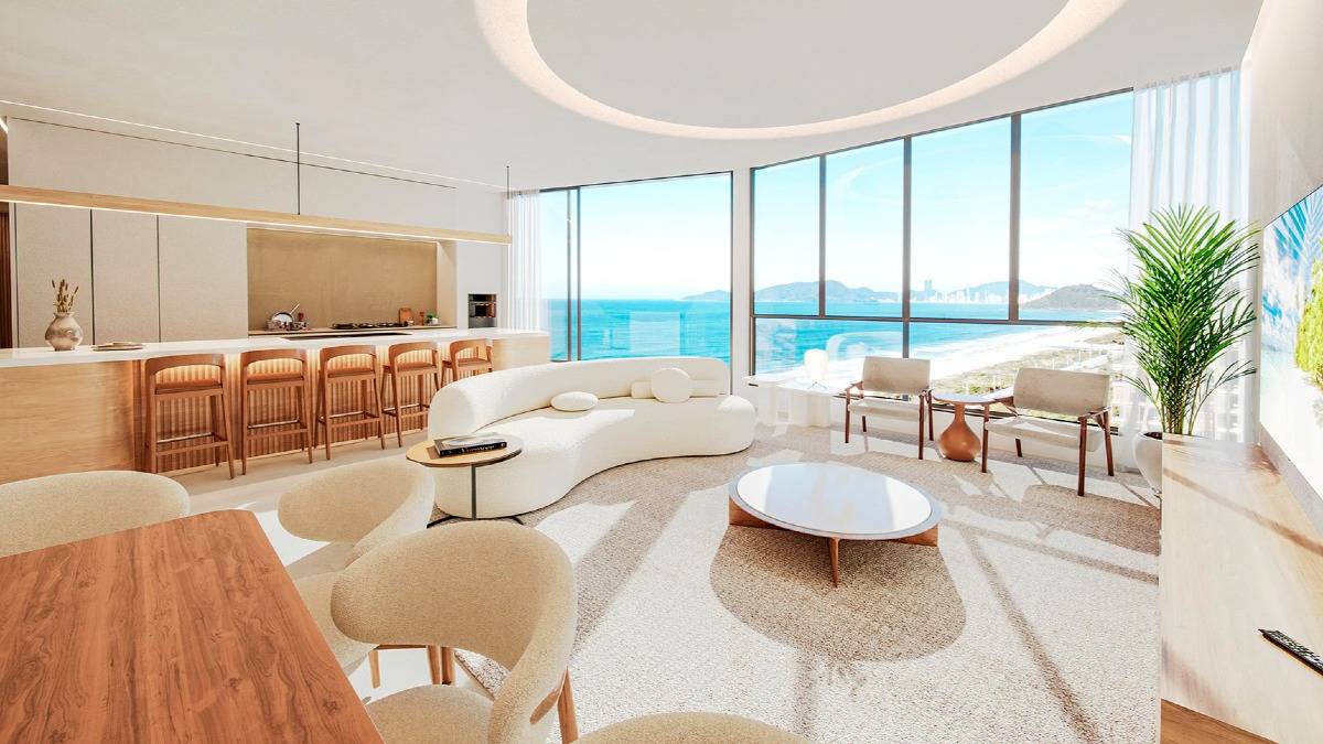 Apartamento no Scenarium com 189m² 3 suítes na Praia Brava Norte em Itajaí.