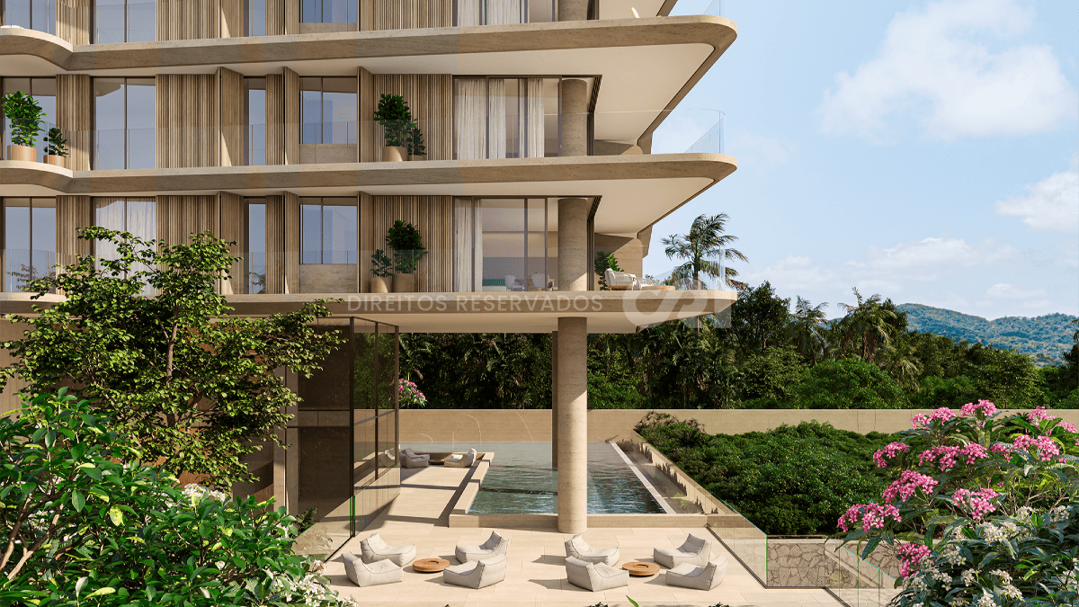 Apartamento no Scenarium com 189m² 3 suítes na Praia Brava Norte em Itajaí.