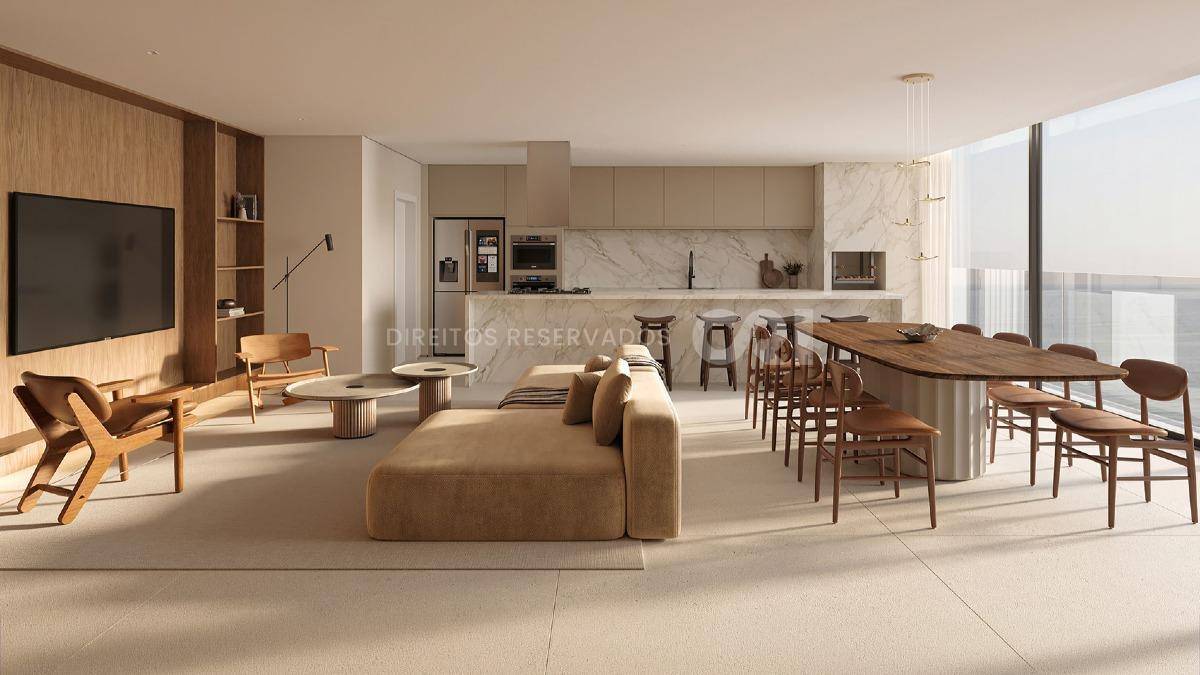 Apartamento com 147m² e 3 suítes no NEOS na Praia Brava em Itajaí