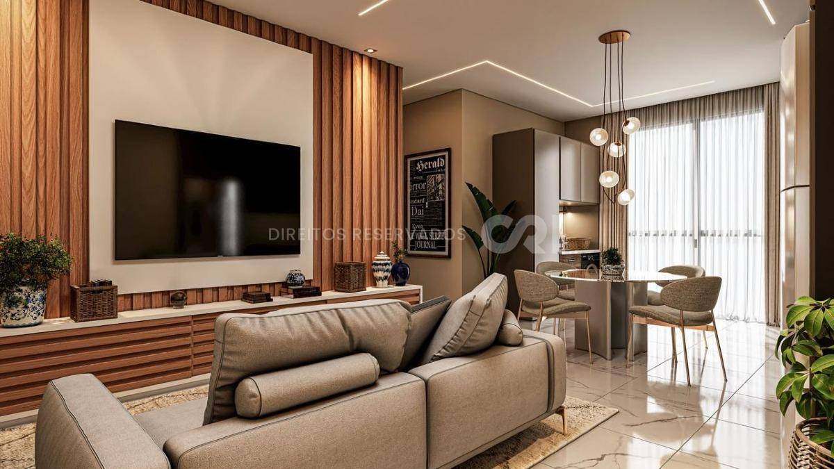 Flat com 1 suíte no Firenze Tower em Balneário Perequê, Porto Belo