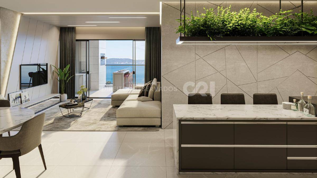 Apartamento com 4 suítes no Number One Tower Frente Mar no Centro em Itapema