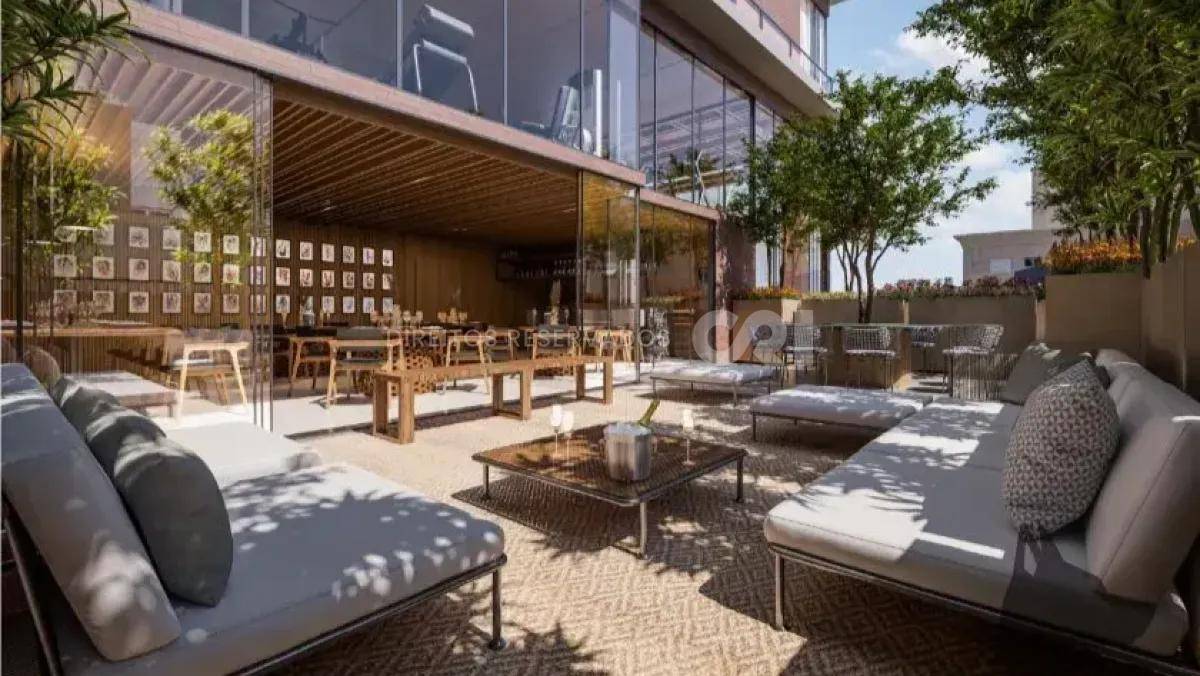 Apartamento com 4 suítes no Edifício Vitreo 271 na Meia Praia em Itapema