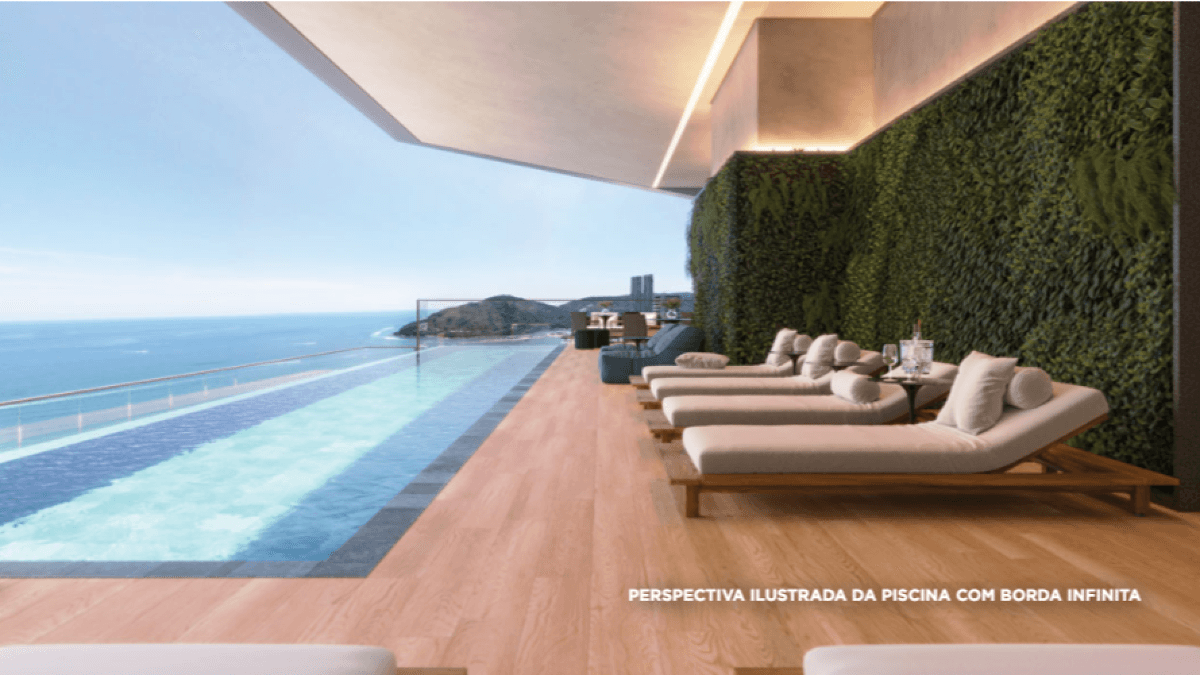 Apartamento Frente Mar 200m² com 4 Suítes no Harmony Ocean Front no Centro em Balneário Camboriú