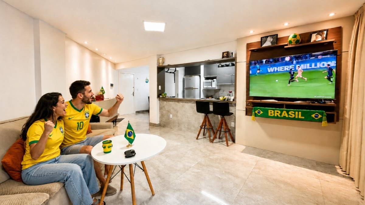 COPA: Apartamento com 3 dormitórios no Esquina Central no Centro de Balneário Camboriú