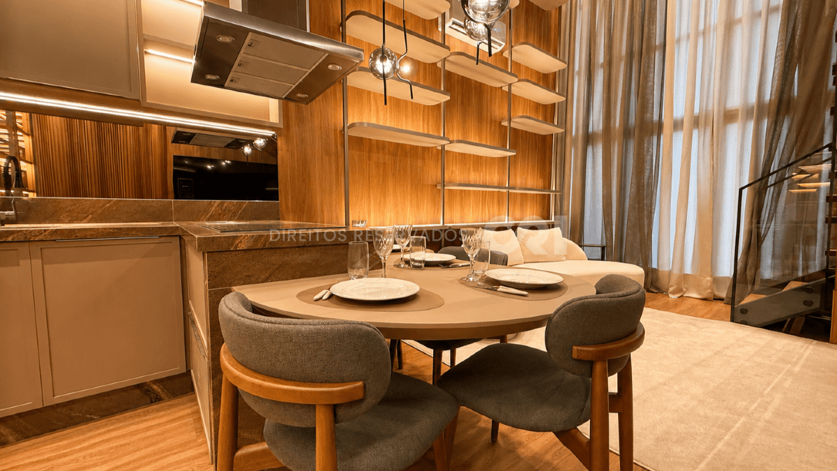 Loft duplex mobiliado com vista mar no Sky Brava na Praia Brava em Itajaí