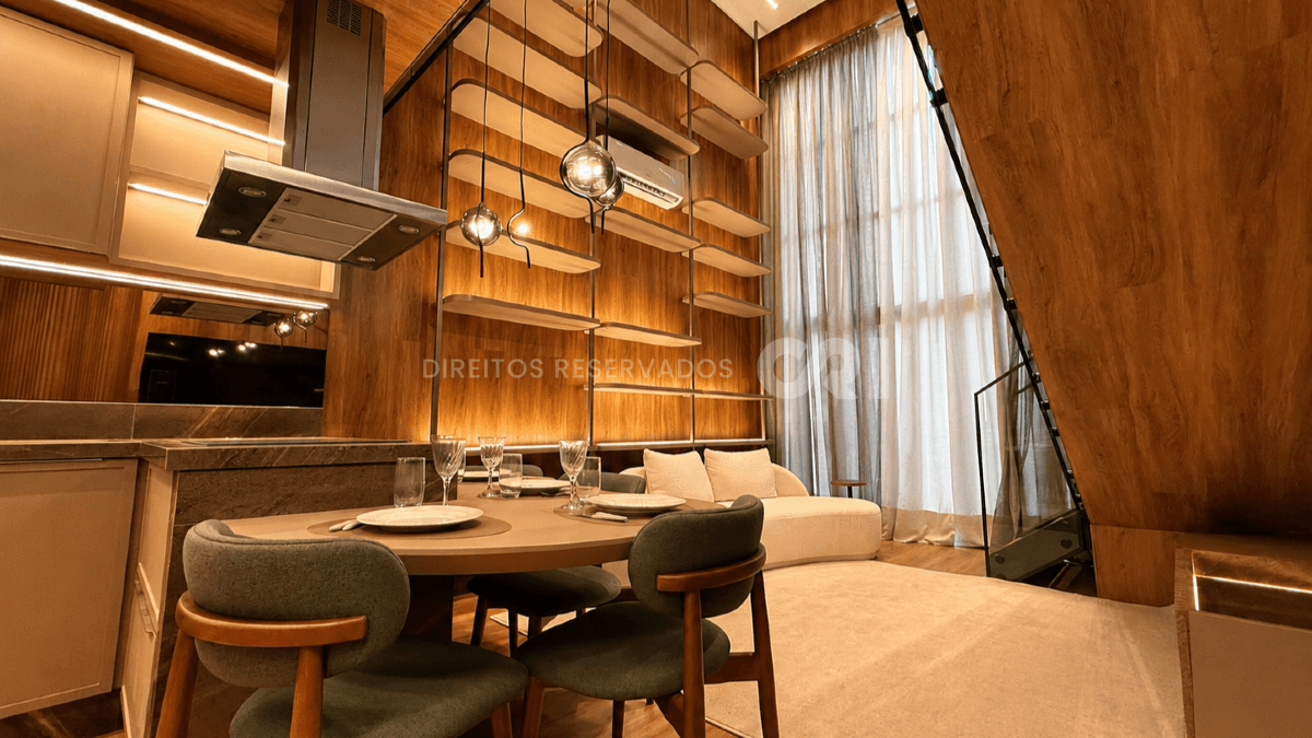 Loft duplex mobiliado com vista mar no Sky Brava na Praia Brava em Itajaí