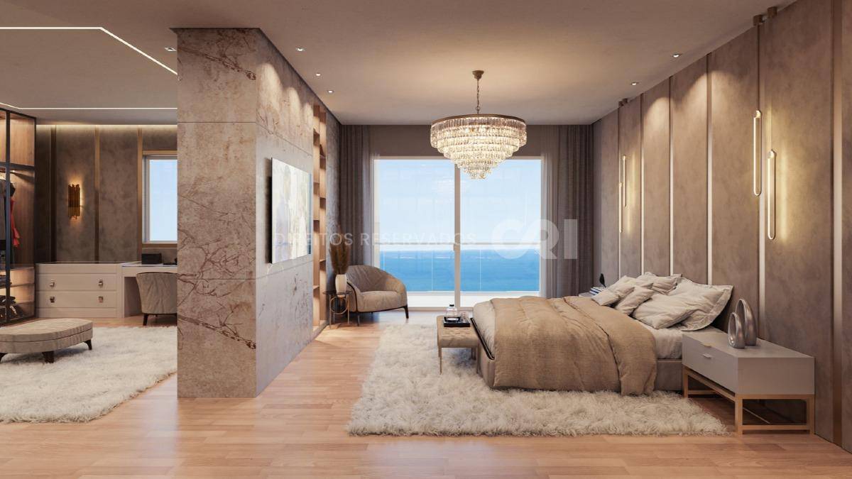 Apartamento com 4 suítes no Al Mare Residence no Centro em Itapema