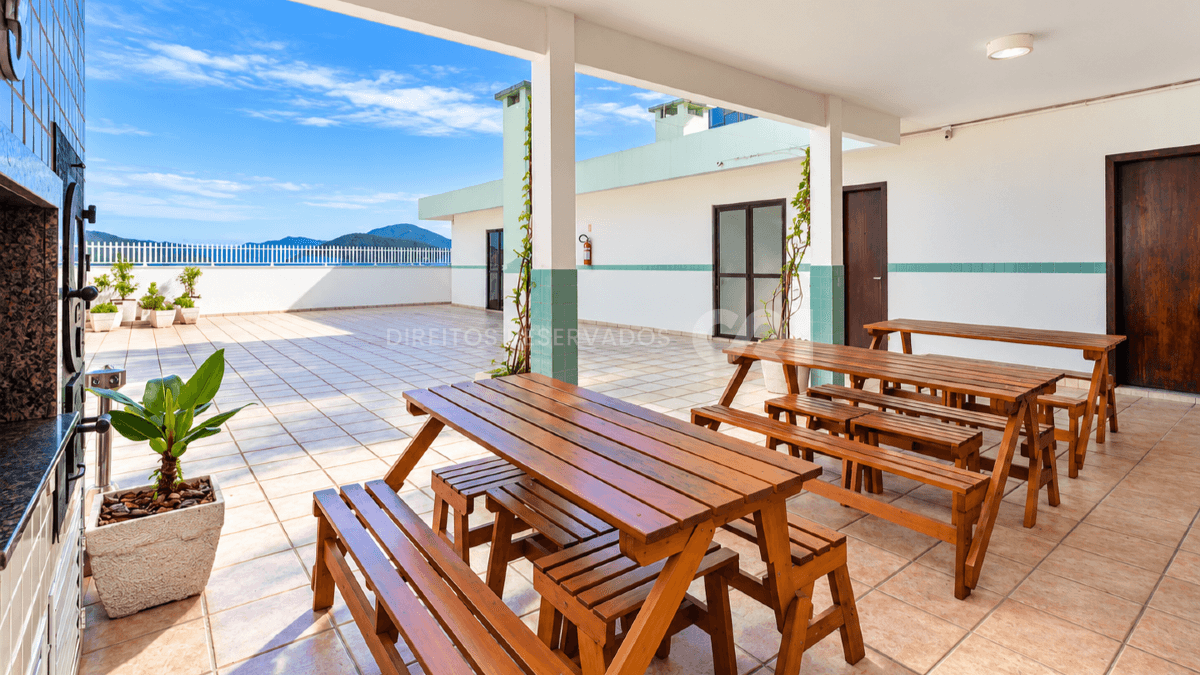 Apartamento frente mar com 1 Dormitório no Camboriú Park na Barra Sul, Balneário Camboriú