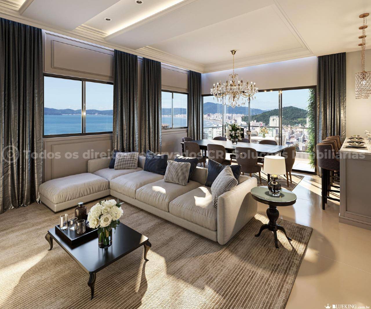 Foto do imóvel Apartamento no Edifício Imperial Coast com 02 suítes no Centro de Itapema.