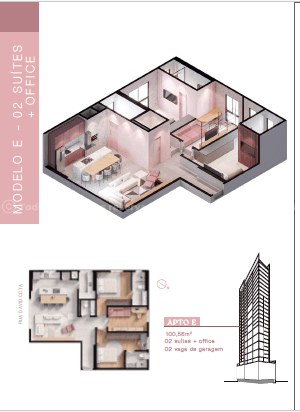 Foto do imóvel Apartamento no Edifício Plural Porto Belo – 100m², design sofisticado e lazer completo