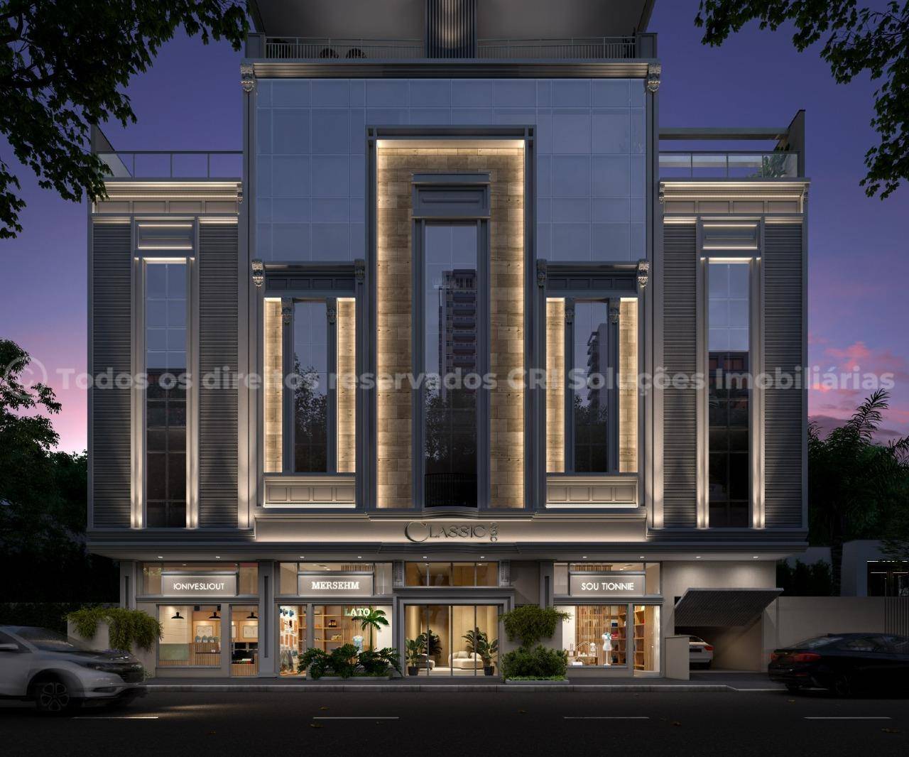 Foto do imóvel Apartamento 3 suítes na planta a venda no edifício Classic 236 em Meia Praia, Itapema