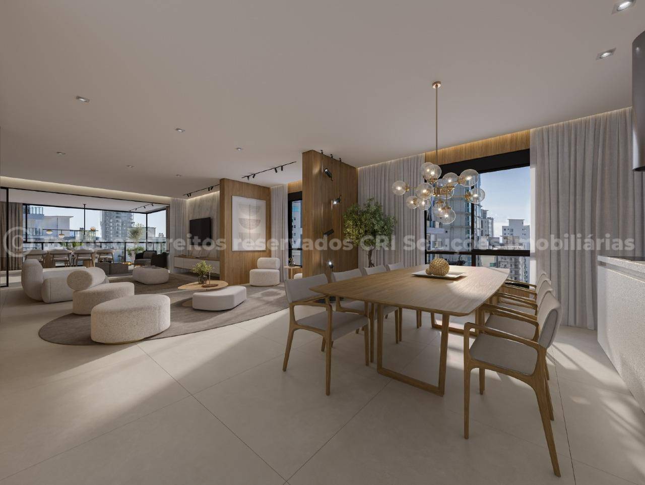 Foto do imóvel Apartamento 3 suítes na planta a venda no edifício Classic 236 em Meia Praia, Itapema