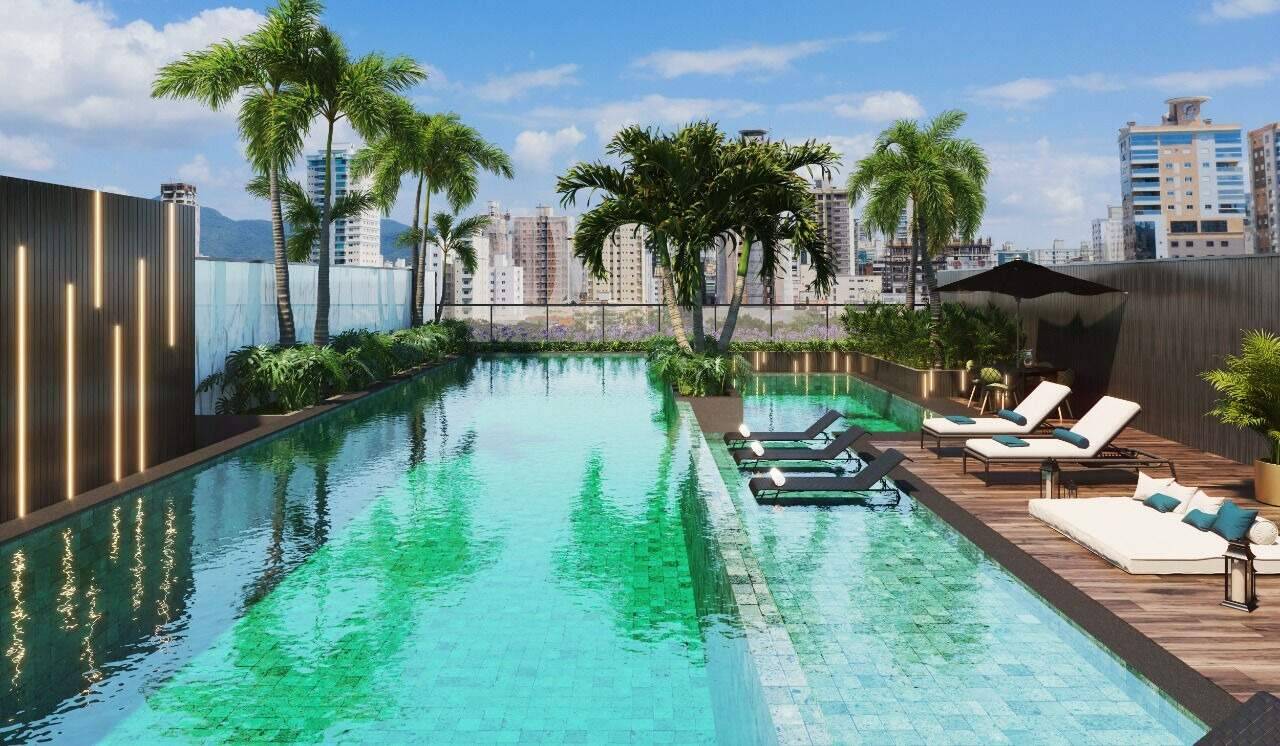 Apartamento 203m² com 4 Suítes no Edifício Shanghai Tower na Meia Praia Itapema