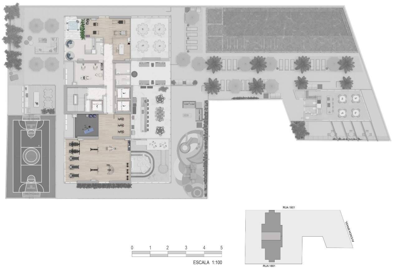 Foto do imóvel Apartamento na Planta com 04 dormitórios á venda no Edifício Sapphire Tower em Balneário Camboriú