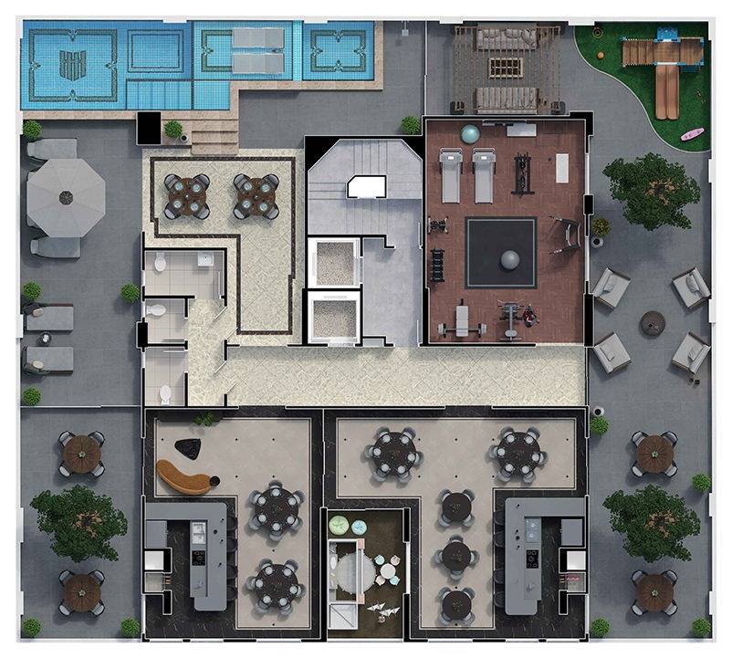 Foto do imóvel Apartamento na Planta no Hannover no Centro de Balneário Camboriú