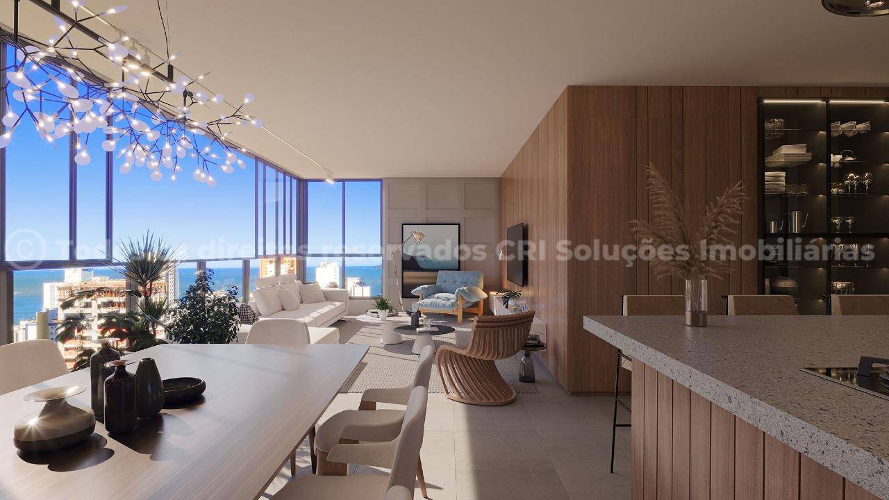 Foto do imóvel Amplo apartamento á venda com 3 suítes e 2 vagas de garagem no Edifício DOM no centro de Balneário Camboriú