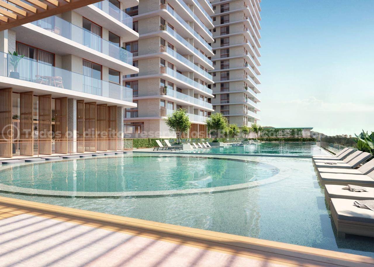 Foto do imóvel Apartamento com vista para o mar no 22º andar, 121 m², 3 quartos, 1 suíte, 3 banheiros e 2 vagas de garagem. Conforto, exclusividade e localização pri