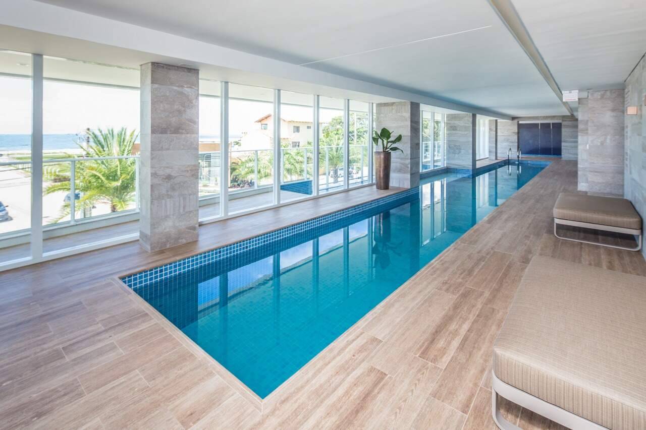 [Edificio] Apartamento à venda Amores da Brava Club House: Piscina interna