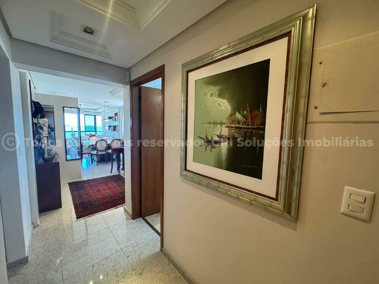 Foto do imóvel Apartamento Joana do Mar – 3 Suítes, 3 Quartos, 5 Banheiros, 2 Vagas, Mobiliado, Vista para o Mar