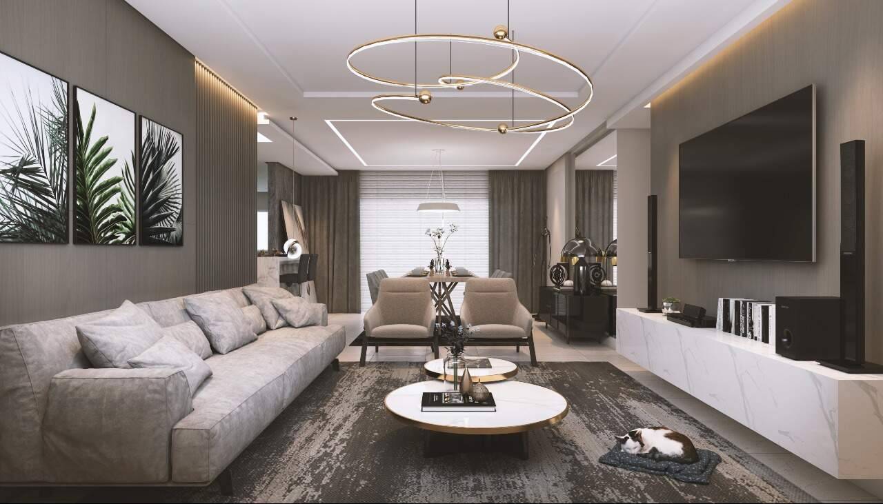 [Edificio] Apartamento à venda Pontal di Vitta: Living