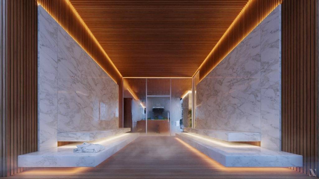 [Edificio] Apartamento à venda Ápice Towers: Sauna úmida