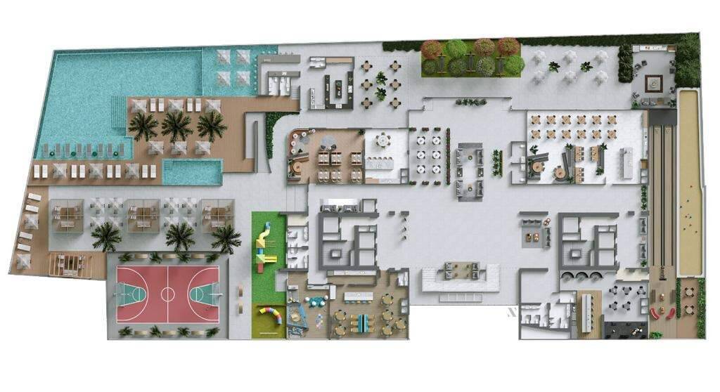 [Edificio] Apartamento à venda Ápice Towers: Planta Lazer