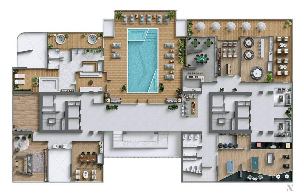[Edificio] Apartamento à venda Ápice Towers: Planta Lazer