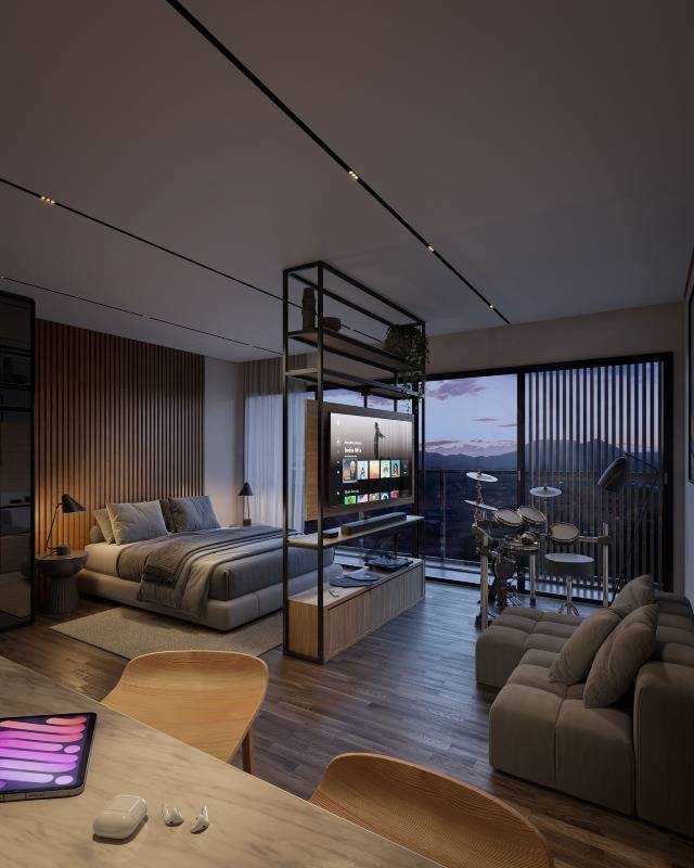 Foto do imóvel Studio a venda no Edificio Voz 01 Quarto sendo 01 Suite em Porto Belo no Viva Park