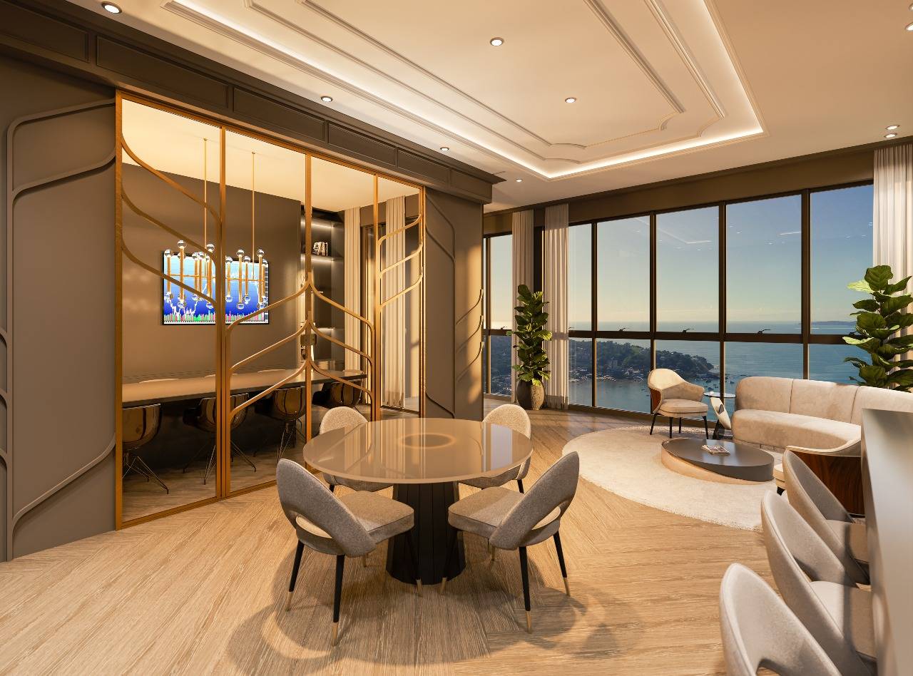 Foto do imóvel Apartamento na Planta com Vista Mar com 04 suítes a venda no Edifício Montreux em Itapema