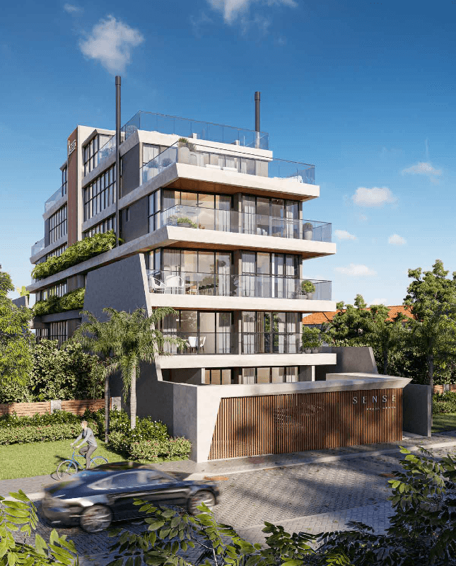 Apartamento garden duplex com 4 suítes frente mar no Sense Praia Brava, Itajaí