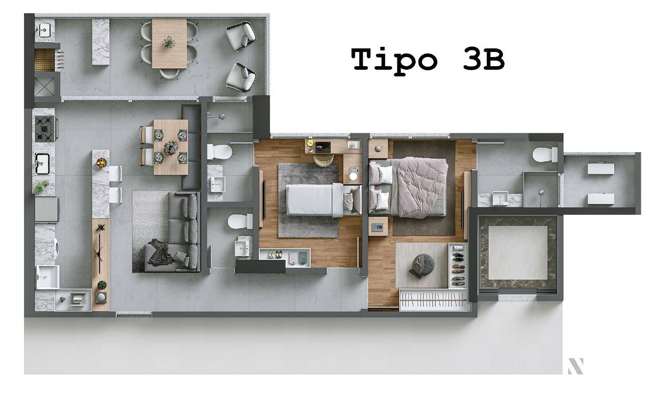 Foto do imóvel Apartamento no Torres da Brava II Sirena | 2 Suítes na Praia Brava, Itajaí