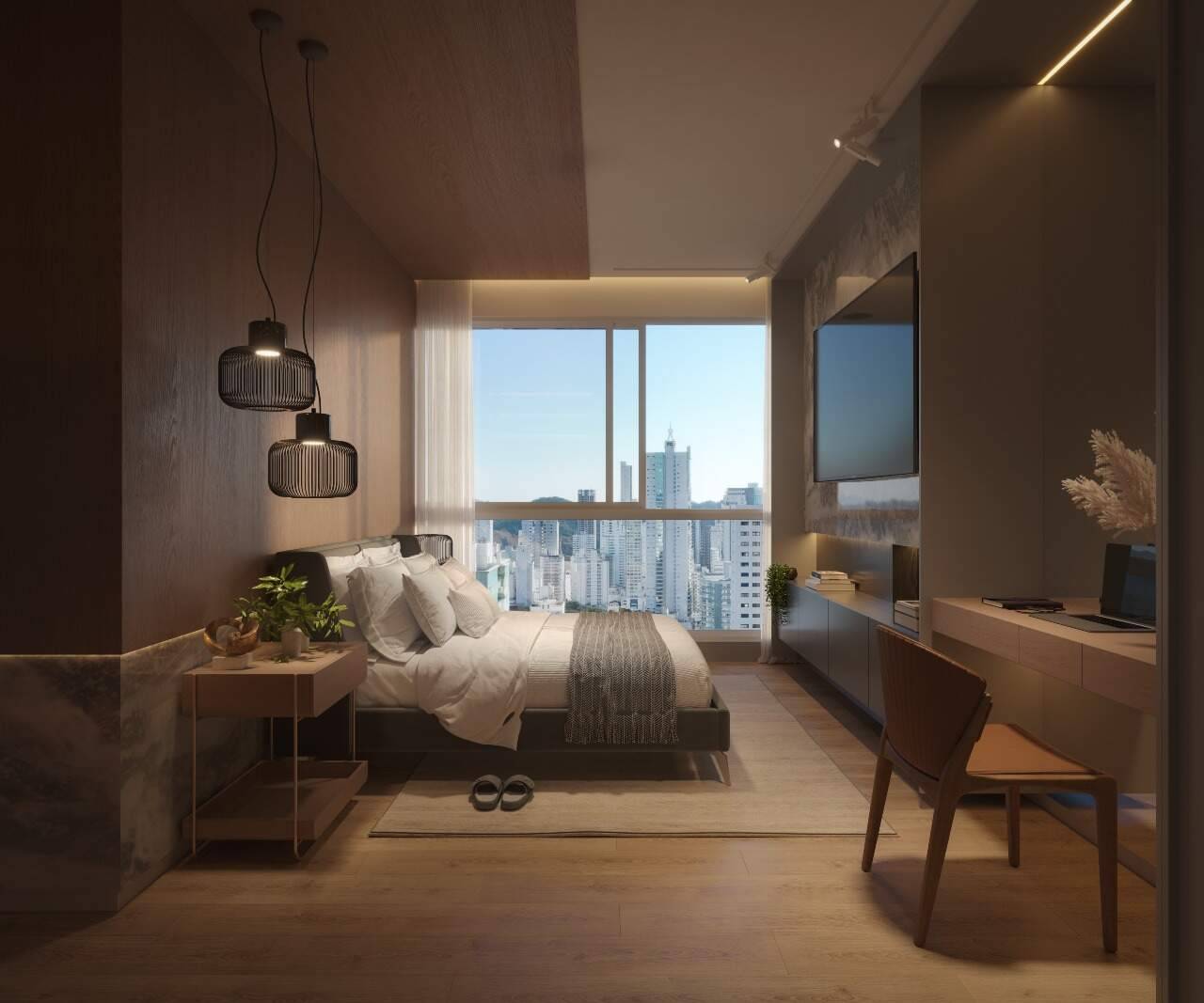 Foto do imóvel Apartamento na Planta de 04 suítes á venda no Edifício Alicante Casa em Balneário Camboriú