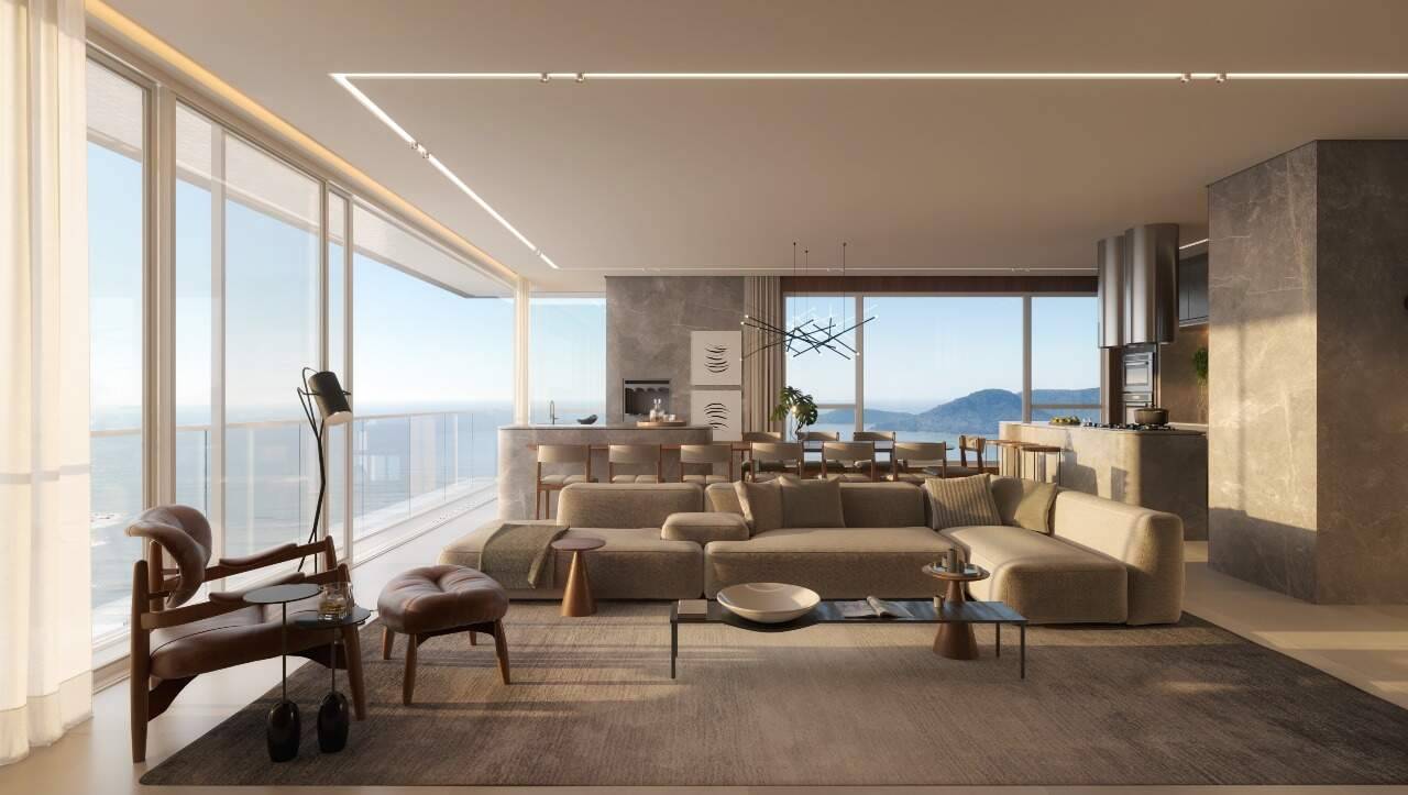 Foto do imóvel Apartamento na Planta de 04 suítes á venda no Edifício Alicante Casa em Balneário Camboriú