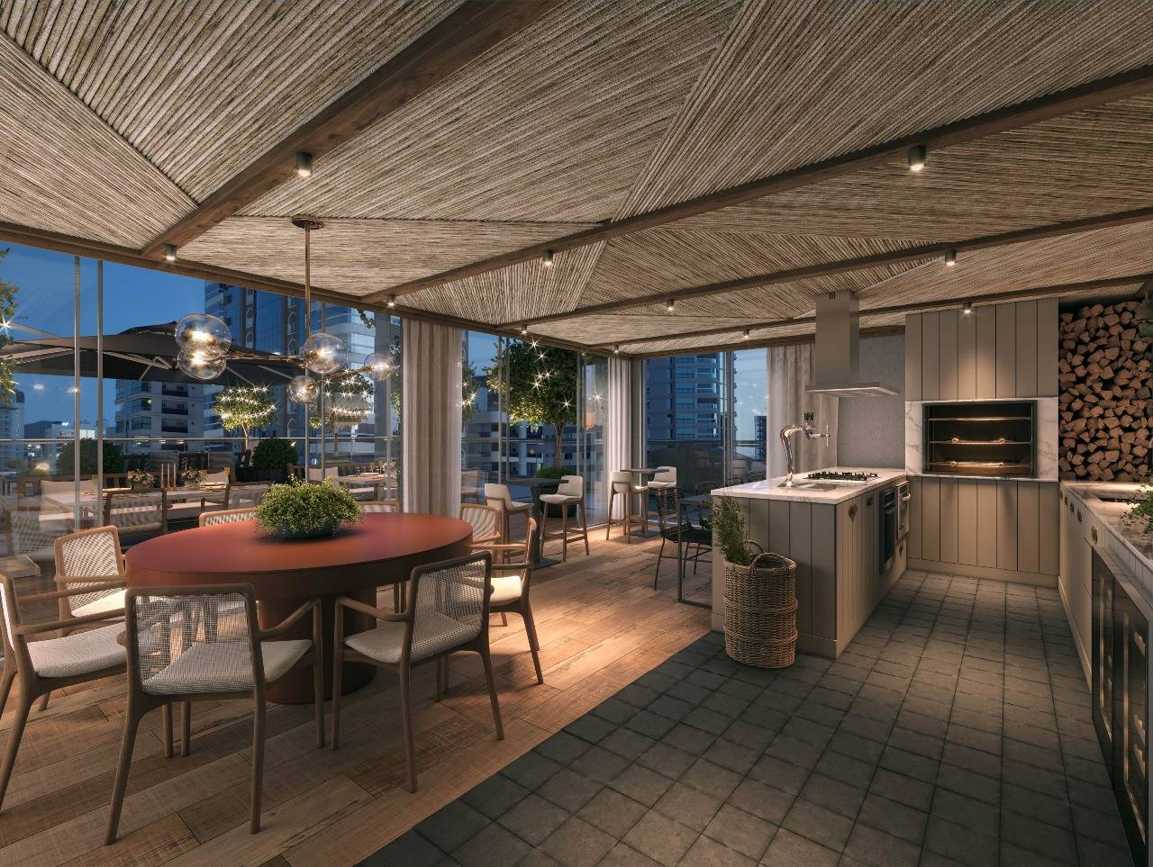 Foto do imóvel Apartamento à venda no Edifício L'atelier Concept Homes com 04 suítes 213,72 m² privativos, frente mar, em Meia Praia, Itapema/SC.