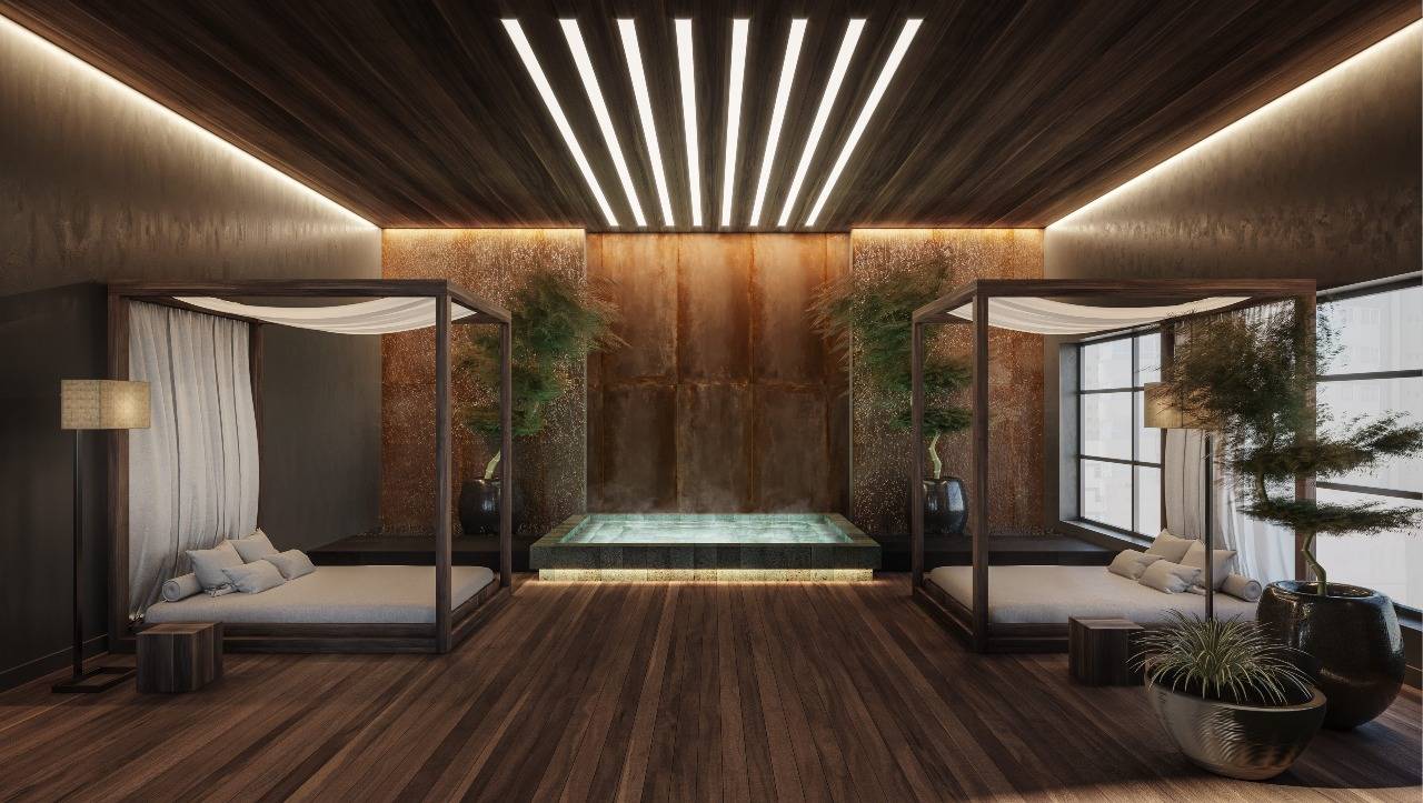 Foto do imóvel Apartamento à venda no Edifício L'atelier Concept Homes com 04 suítes 213,72 m² privativos, frente mar, em Meia Praia, Itapema/SC.