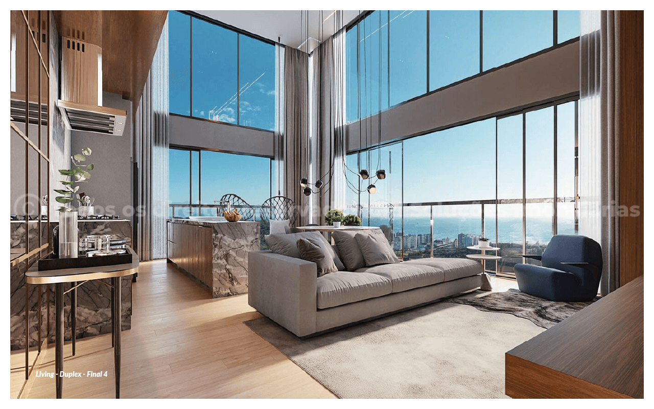 Foto do imóvel Apartamento com 2 dormitórios no Edifício Pantai, Praia Brava Itajaí – Entrega em outubro de 2026