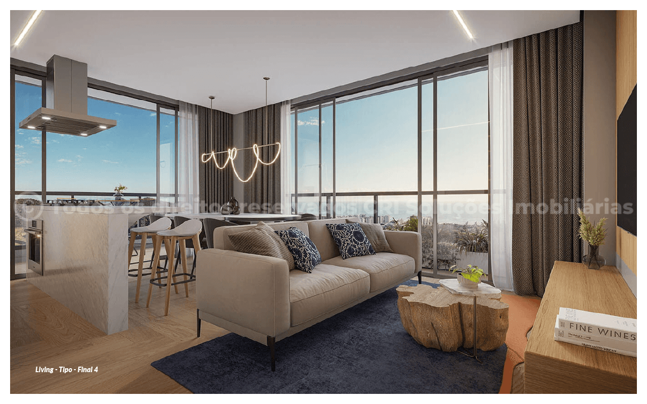 Foto do imóvel Apartamento com 2 dormitórios no Edifício Pantai, Praia Brava Itajaí – Entrega em outubro de 2026