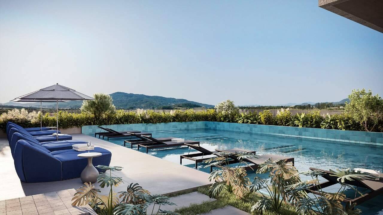 Foto do imóvel Duplex com 1 Suíte e Piscina no Edifício Vértice no Vivapark em Porto Belo