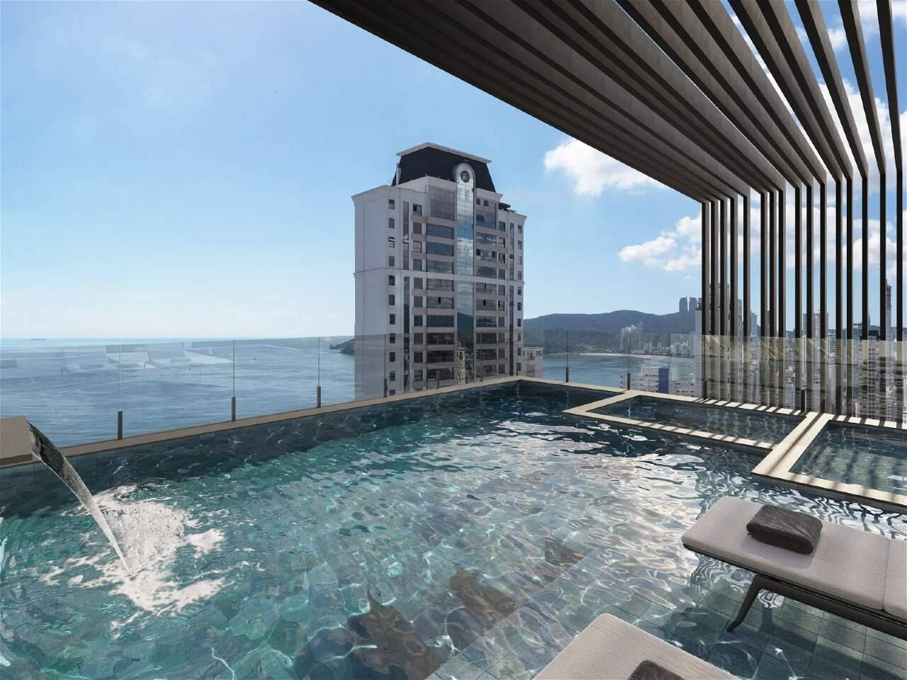 Foto do imóvel Apartamento Duplex na Planta de 04 Suítes á venda no Edifício Línea Living Concept em Balneário Camboriú