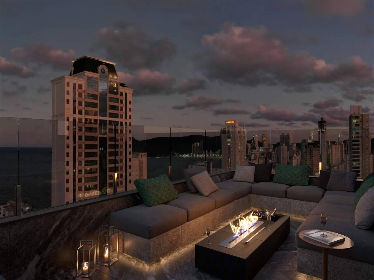 Foto do imóvel Apartamento Duplex na Planta de 04 Suítes á venda no Edifício Línea Living Concept em Balneário Camboriú