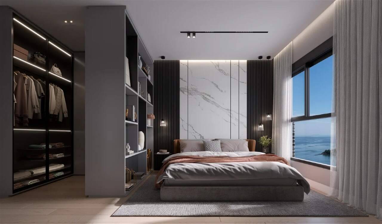 Foto do imóvel Apartamento Duplex na Planta de 04 Suítes á venda no Edifício Línea Living Concept em Balneário Camboriú