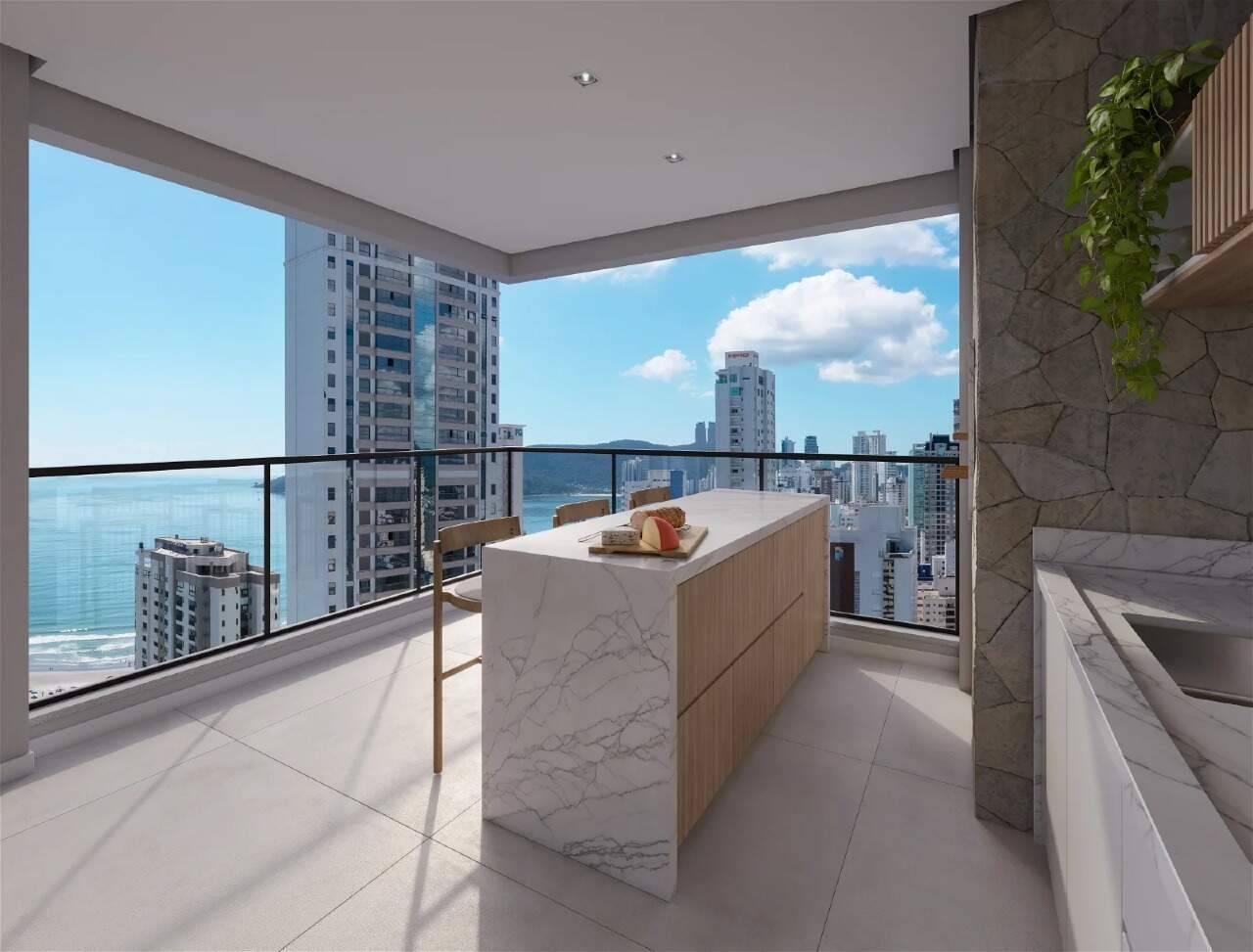 Foto do imóvel Apartamento Duplex na Planta de 04 Suítes á venda no Edifício Línea Living Concept em Balneário Camboriú