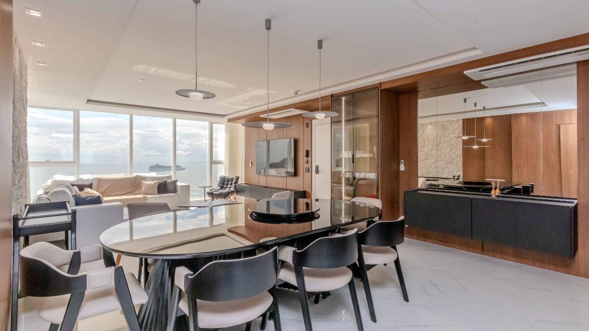 Apartamento mobiliado com 4 suítes no Grand Place Tower no Centro, Balneário Camboriú