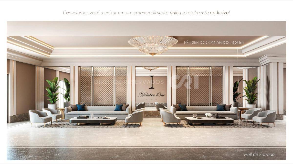 Apartamento de 161,47m² com 3 Suítes no Edifício Number One no Centro em Itapema
