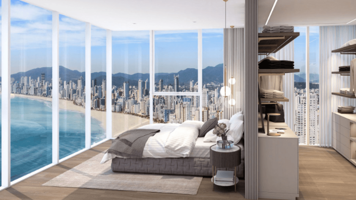 Apartamento com 4 suítes no Edifício Imperium Tower no Centro de Balneário Camboriú