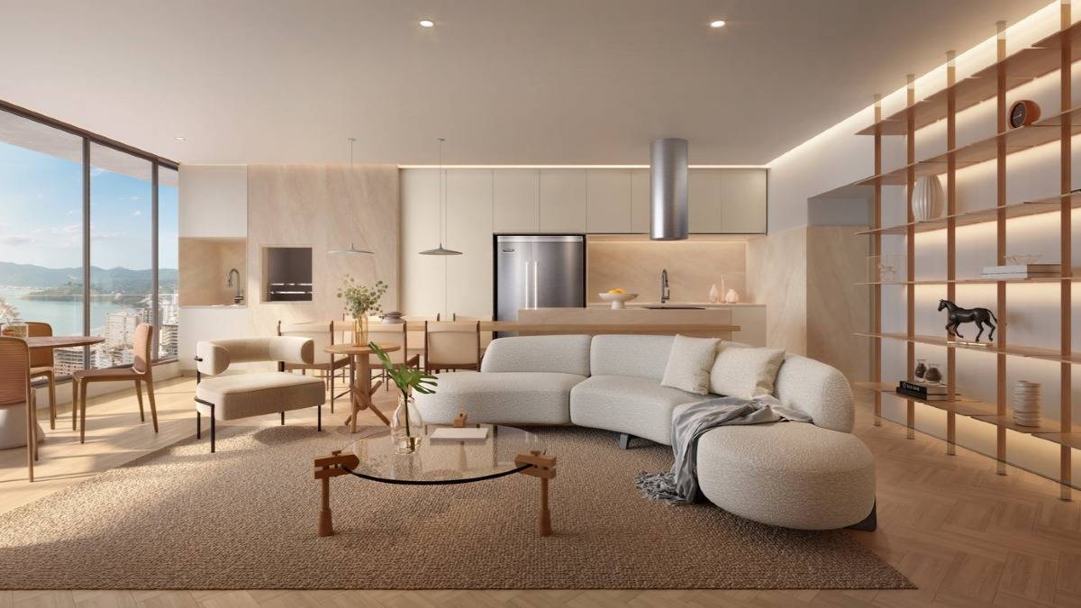 Apartamento com 3 Suítes no Lagom Perequê em Porto Belo com 113m²