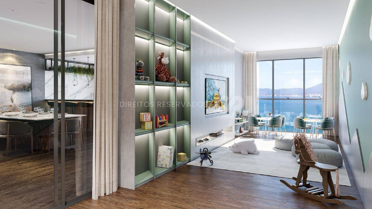Apartamento com 4 suítes no Number One Tower Frente Mar no Centro em Itapema