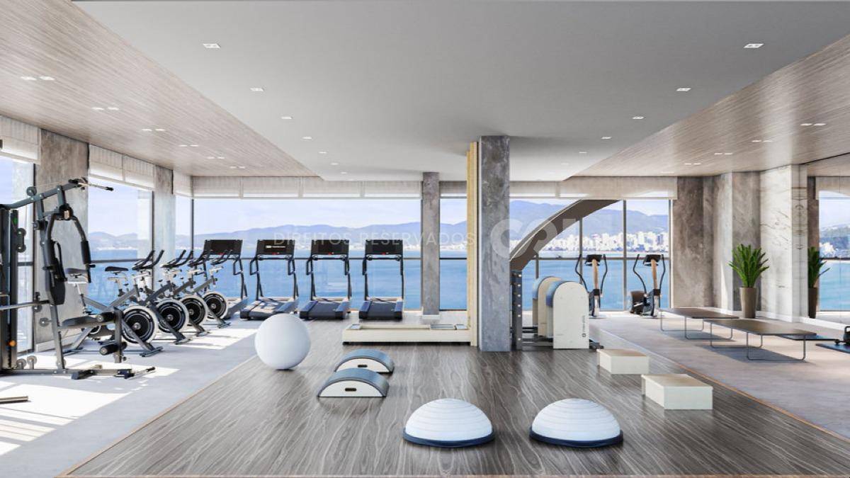 Apartamento com 4 suítes no Number One Tower Frente Mar no Centro em Itapema