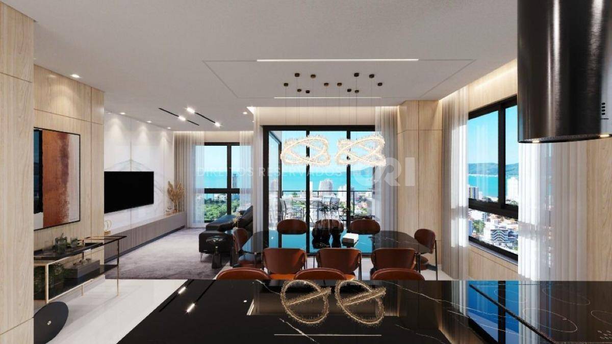 Apartamento com 3 suítes no Edifício Sun Beach em Perequê, Porto Belo